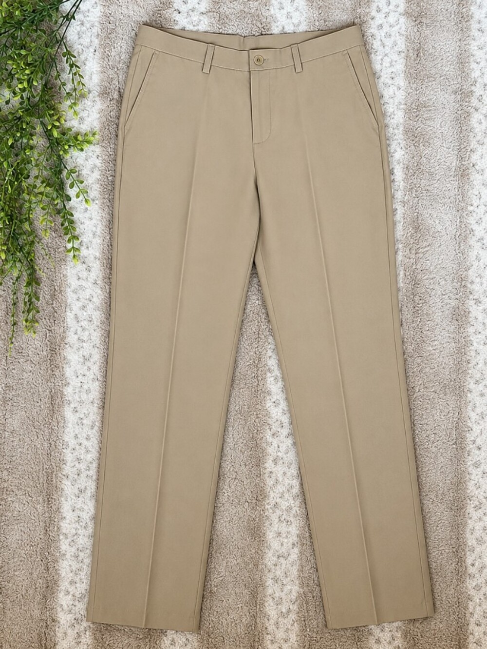 Haggar Straight Fit Khaki Dress Pants 34x32